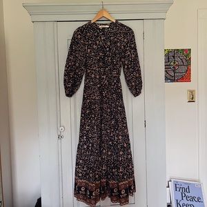 Christy Dawn - Noah Dress | Navy Anemone Vine - SMALL